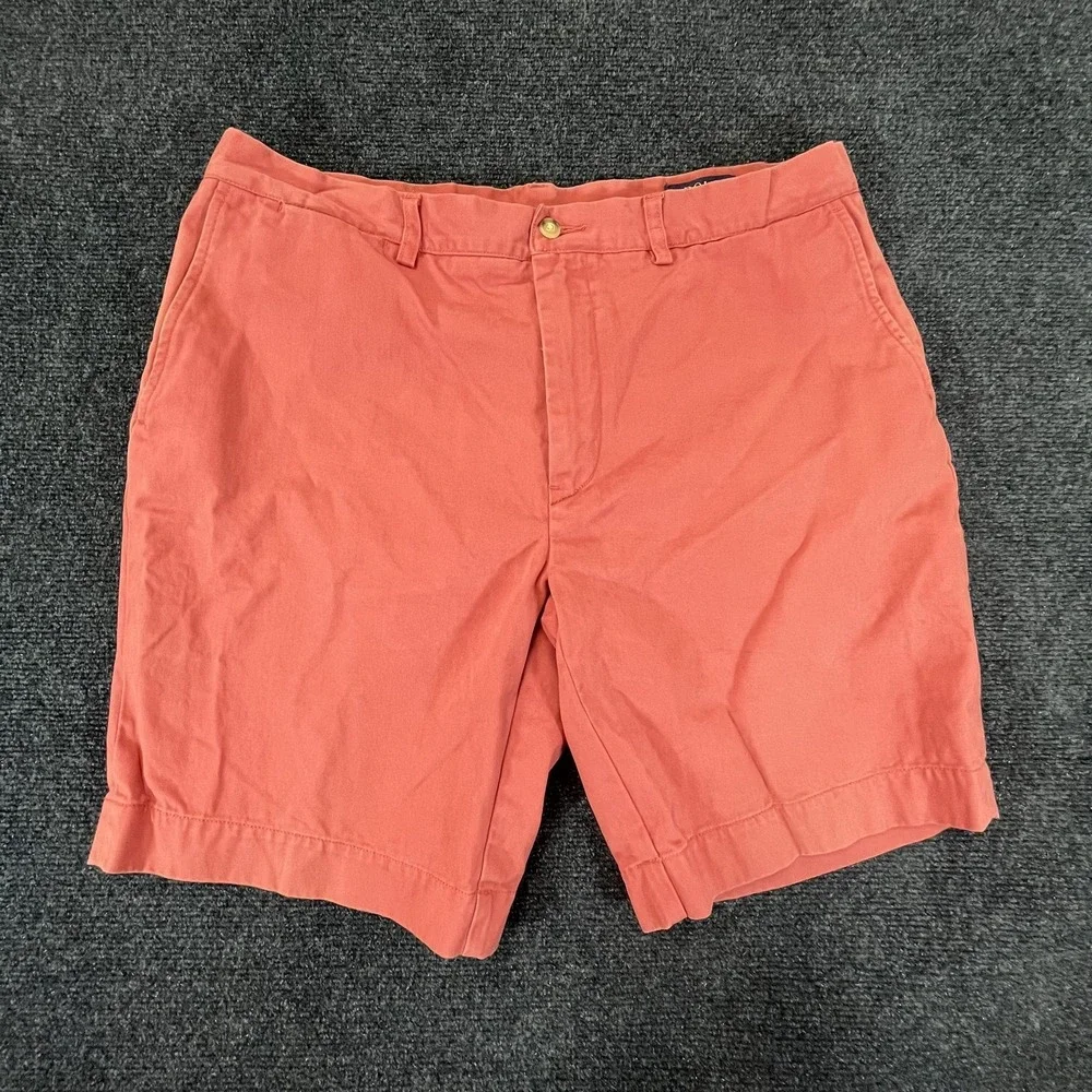 Polo Ralph Lauren Shorts Mens‎ 35 Flat Front Classic Chino Preppy Casual Summer